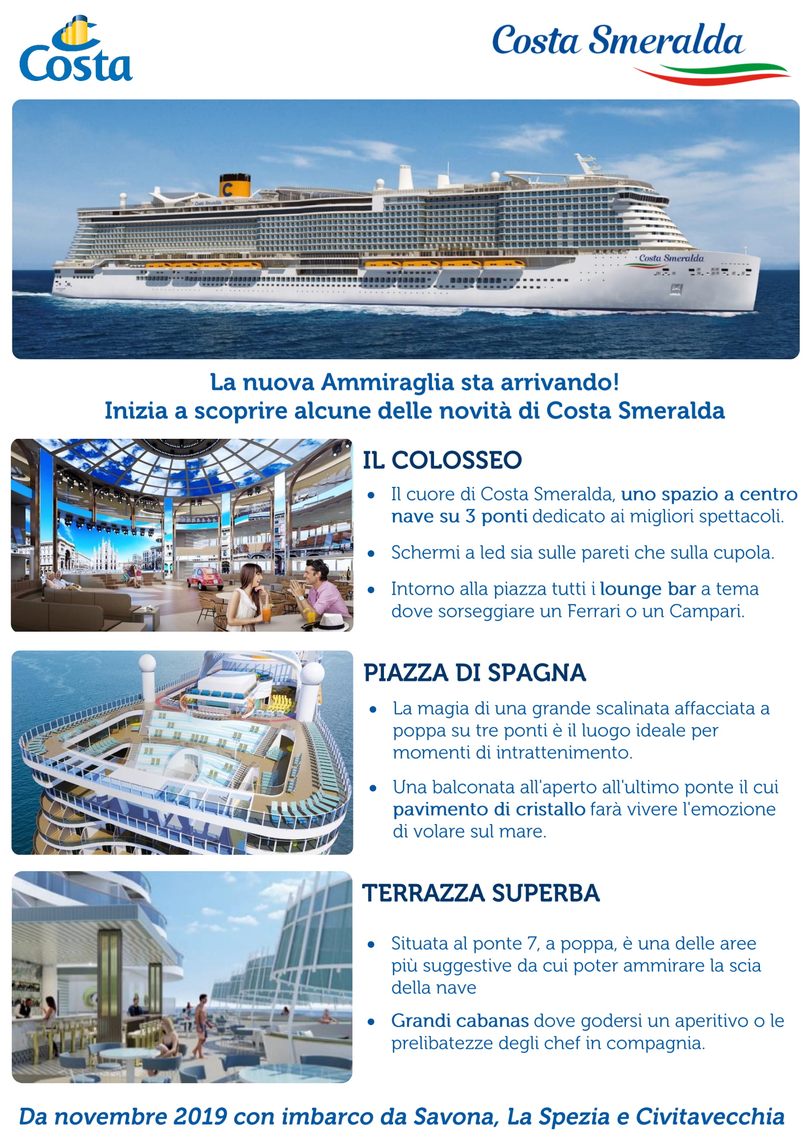 Costa Smeralda Ship Colosseo Spagna Superba 1
